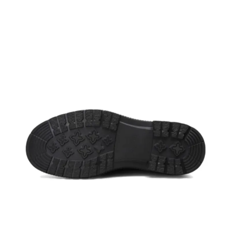 GOLDLION Dress Shoes Men Low Top Black/Brown-3