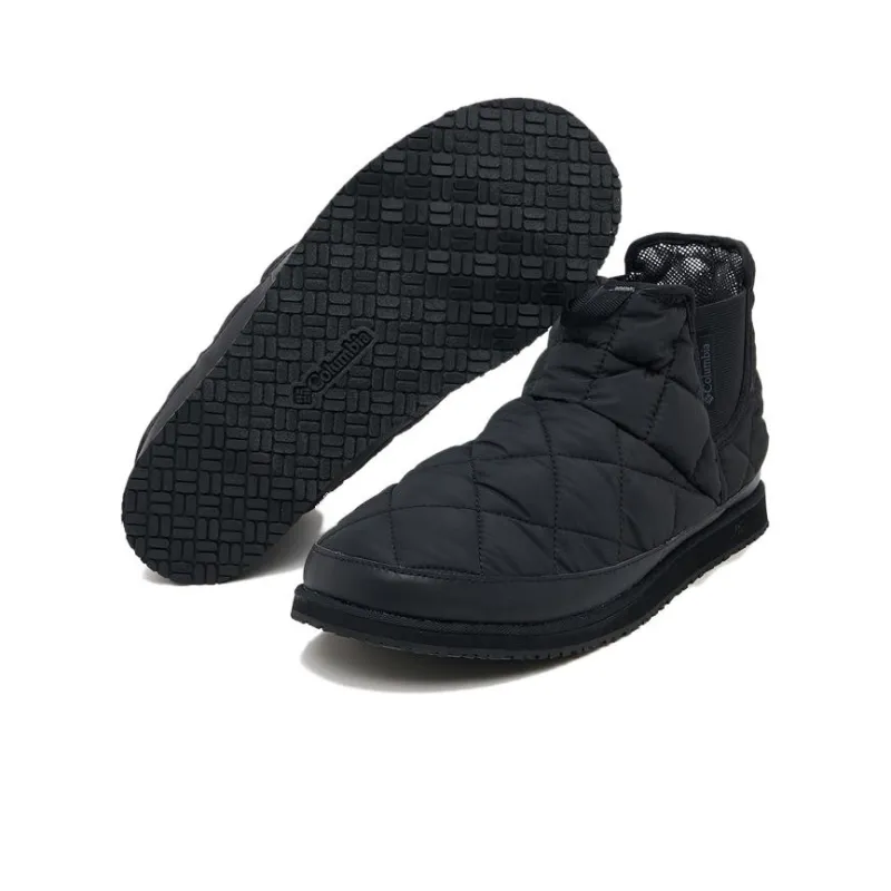 Columbia Omni Heat Lazy Bend Warm Slip Resistant Short Snow Boots Men's Black-4