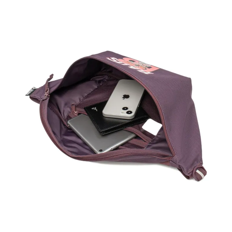 LiNing Polyester Sling Bag, Fanny Pack Regular Unisex Deep Purplish Red-5