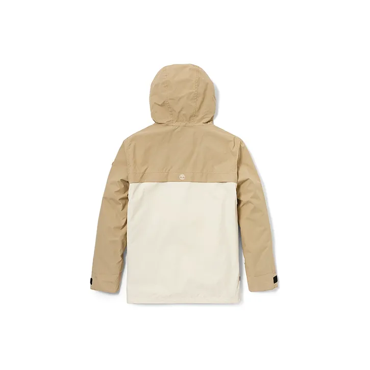 Timberland Outdoor Hiking Waterproof And Windproof To Keep Warm Windbreaker Jacket Men's Mashed Bean/Smoke White-1