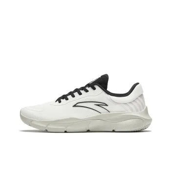 Anta Slip Resistant Shock Absorbers Low Top Training Shoes Men's White
