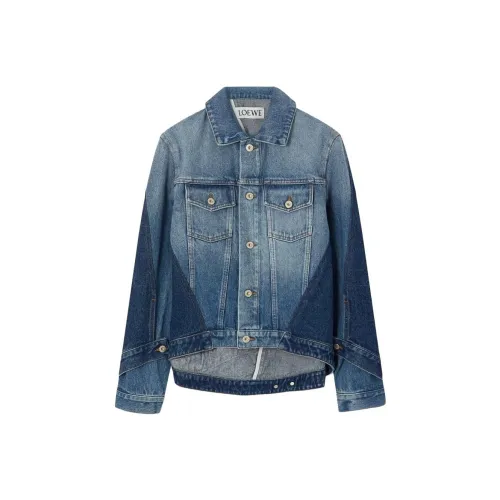 LOEWE Denim Jackets Women's Blue