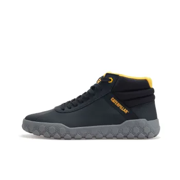 CAT Anti Slip Wear Resistant High Top Outdoor Shoes Unisex Black