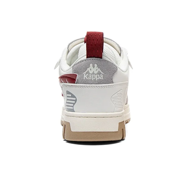 Kappa Low Top Skateboard Shoes Unisex Burgundy-4