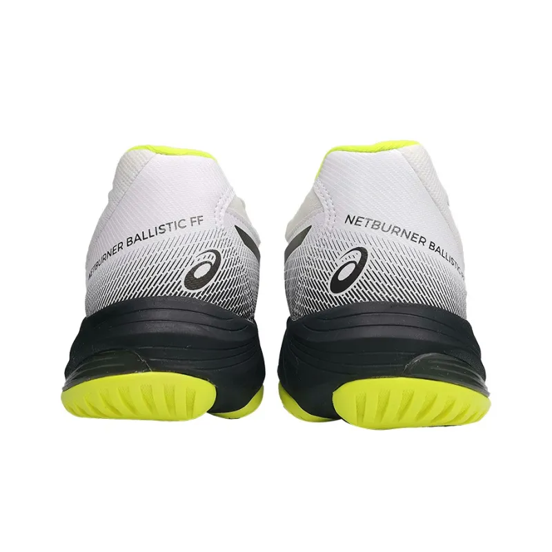 Asics Netburner Ballistic FF 3 Low Top Training Shoes Men's White Gray-3