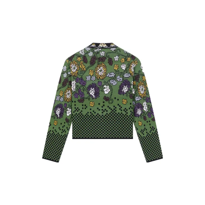KENZO Floral Archive Floral jacquard Cardigan-1