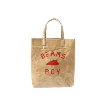 Beams Paper-Based One Shoulder Handbags Women's Beige