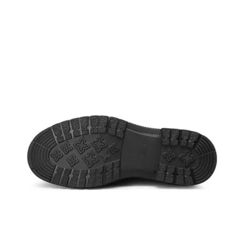 GOLDLION Dress Shoes Men Low Top Black/Brown-7