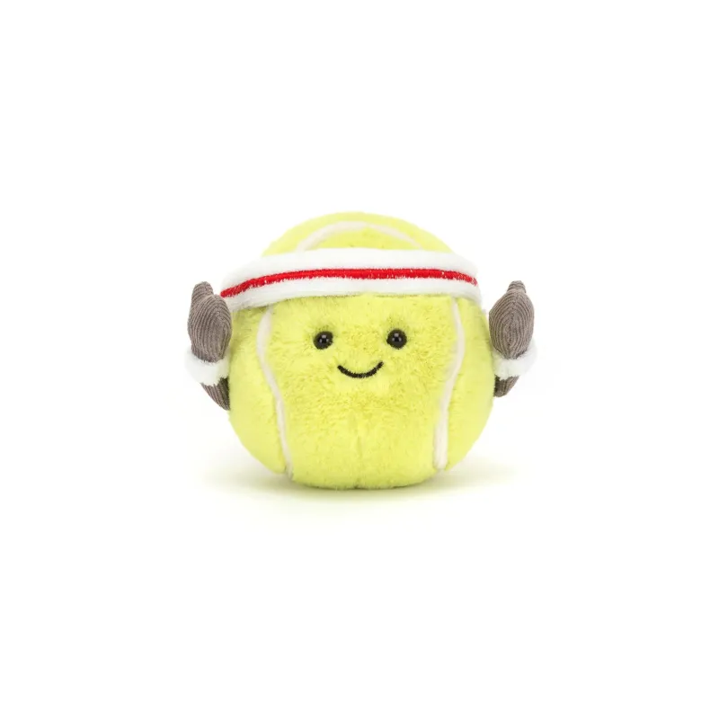 JELLYCAT Fun Sports Collection Tennis Dolls Plush Doll 10cm Height-2