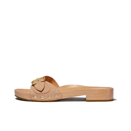 COACH Bleeker Slide Slippers Women's Beech Wood