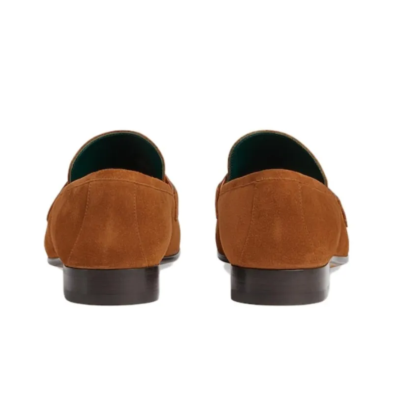 GUCCI Loafers Men Brown-4