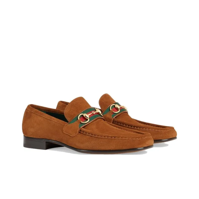 GUCCI Loafers Men Brown-2