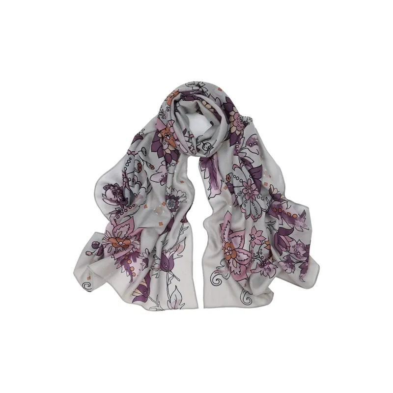 MARJAKURKI Scarf Warm Embers Greeting Card Atmosphere Red Zodiac Year Unisex-4