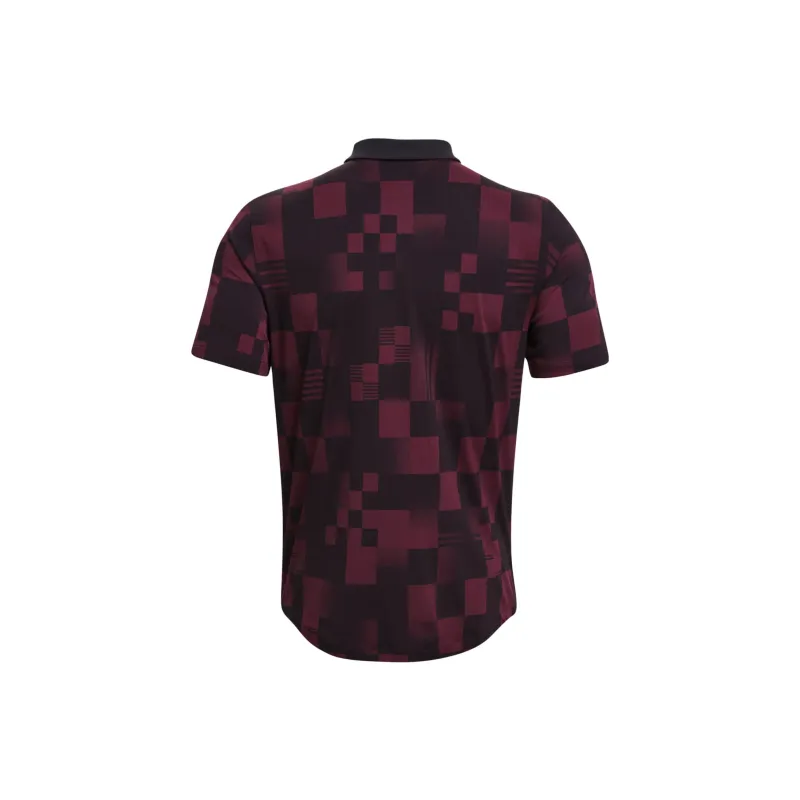 Under Armour Polo Shirts Men Burgundy-1