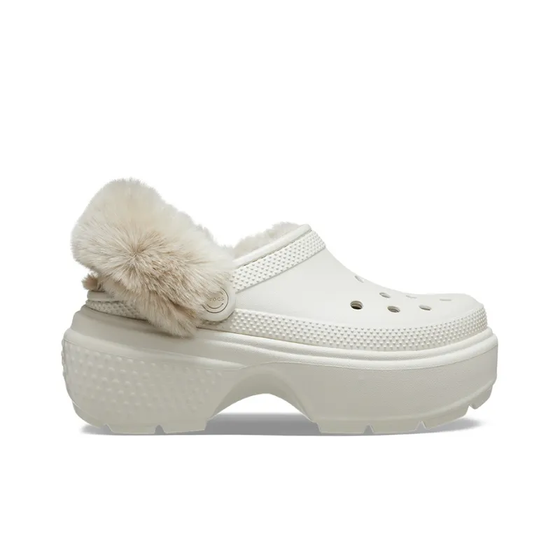 Crocs Stomp Lined Clogs 'White'-1