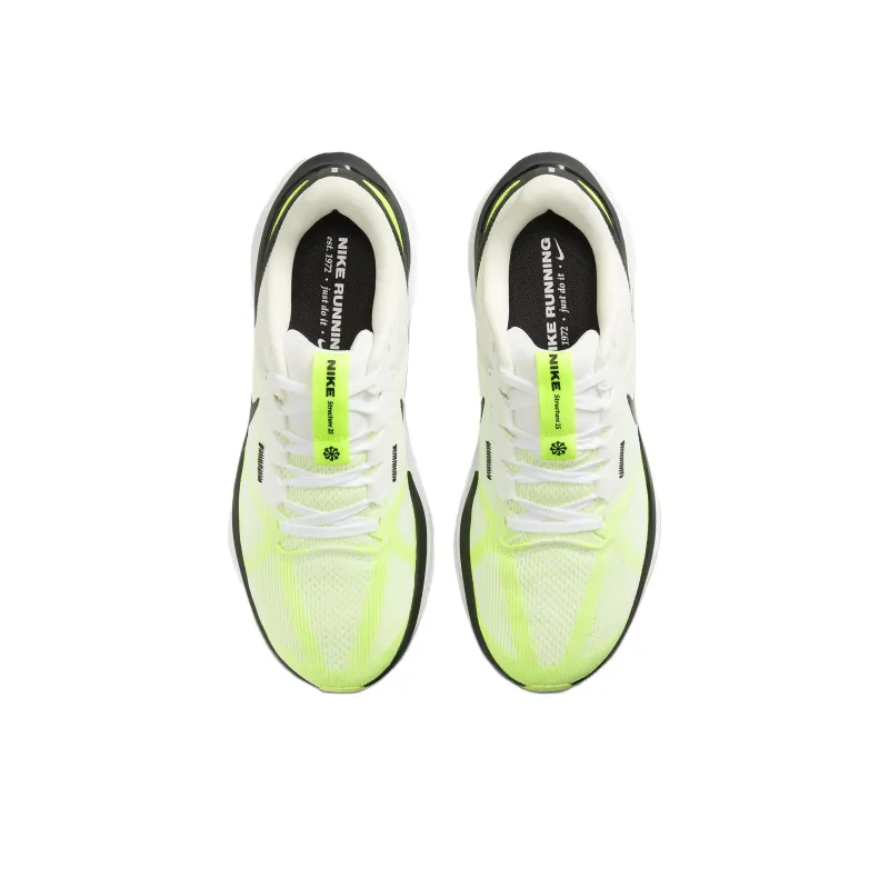 Nike Air Zoom Structure 25 Running Shoes 'White Volt'-3