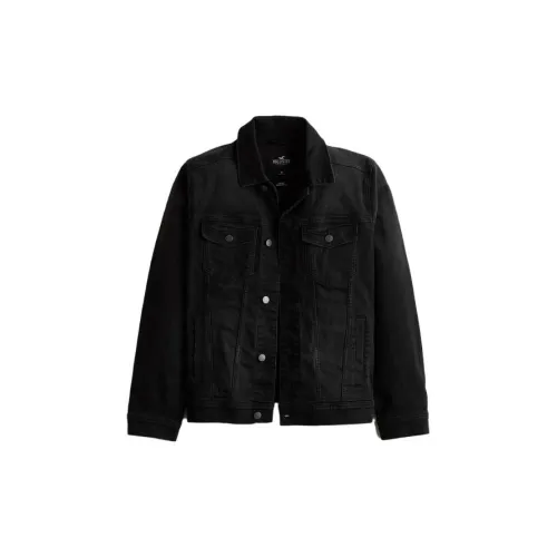 Hollister Jackets Men Black