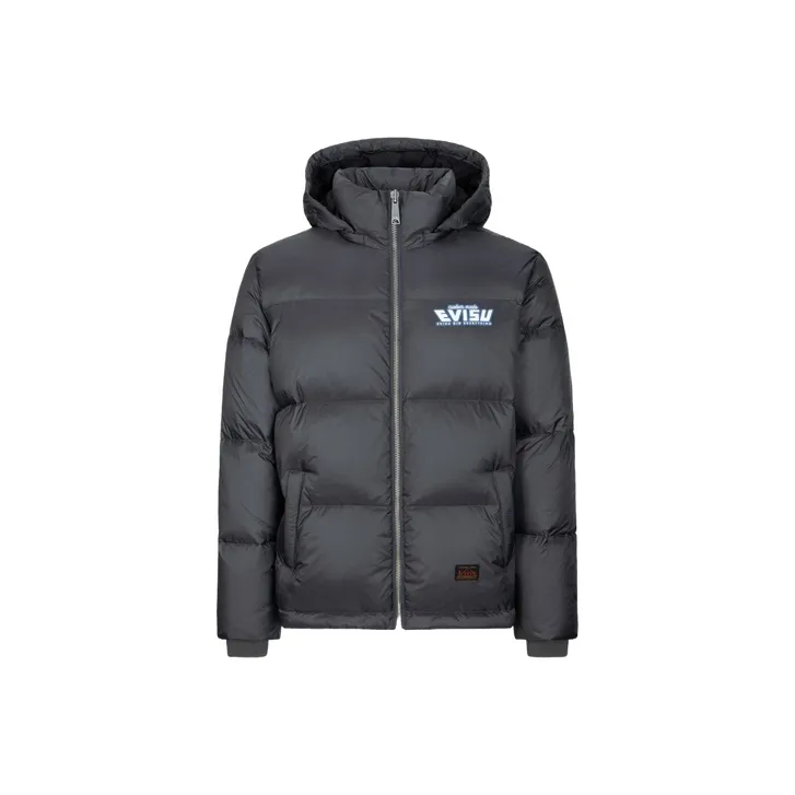 EVISU Down Jacket Men's Dark Gray-1