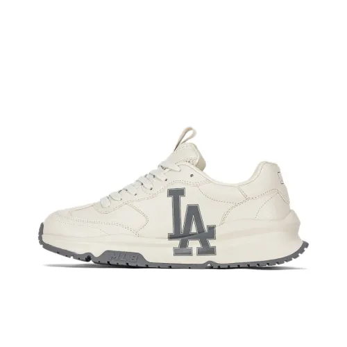 MLB Chunky Runner Chunky Sneakers Unisex Low-Top Beige/Grey