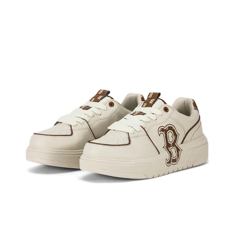 MLB Chunky Liner Boston Low Top Skateboard Shoes Unisex Brown-2