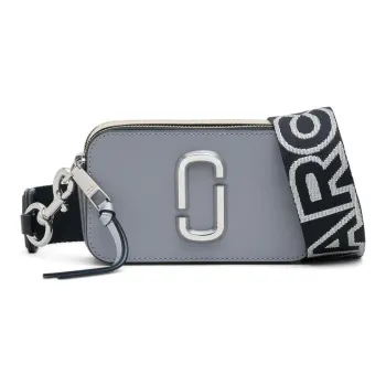MARC JACOBS The Snapshot Logo Plaque Crossbody Bag