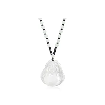Yuanyanghuangjin Chalcedony Jade Necklaces Unisex