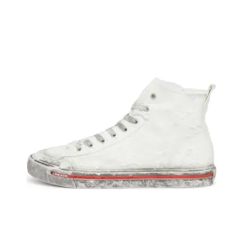 DIESEL S Athos Mid Distressed Sneakers
