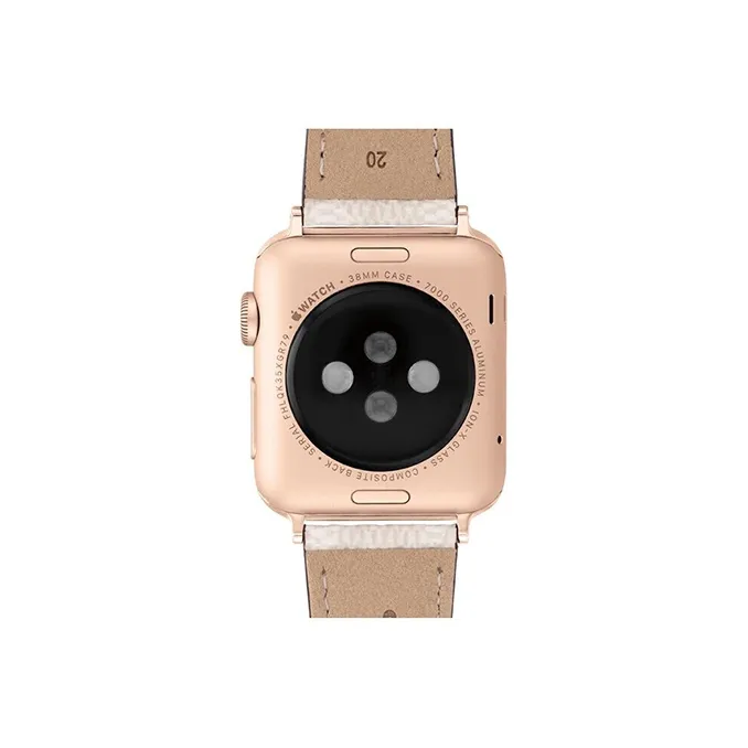 COACH Apple Compatibility Watch Band 41mm Genuine Leather Material-2