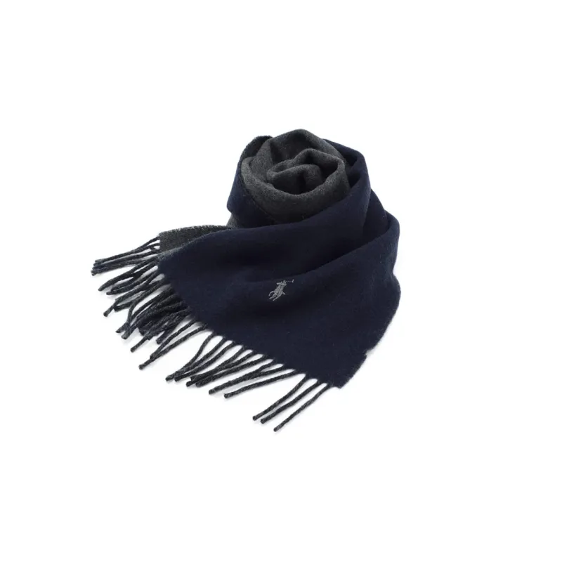 Polo Ralph Lauren Knit Scarves Women's Marine Blue/Charcoal Gray-1