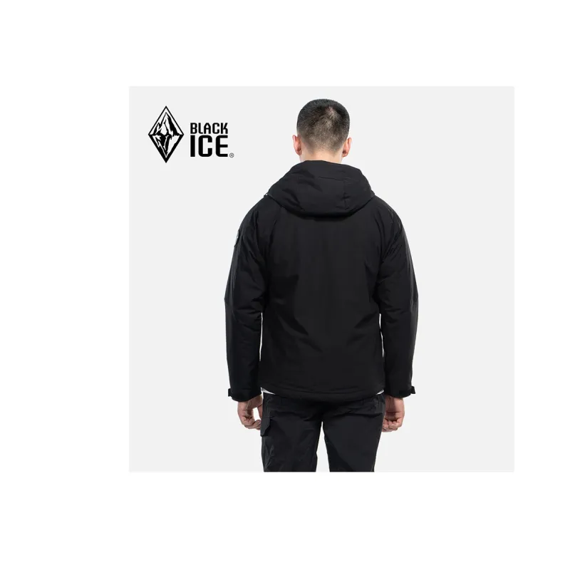 Black Ice Puffer Jackets Men-2
