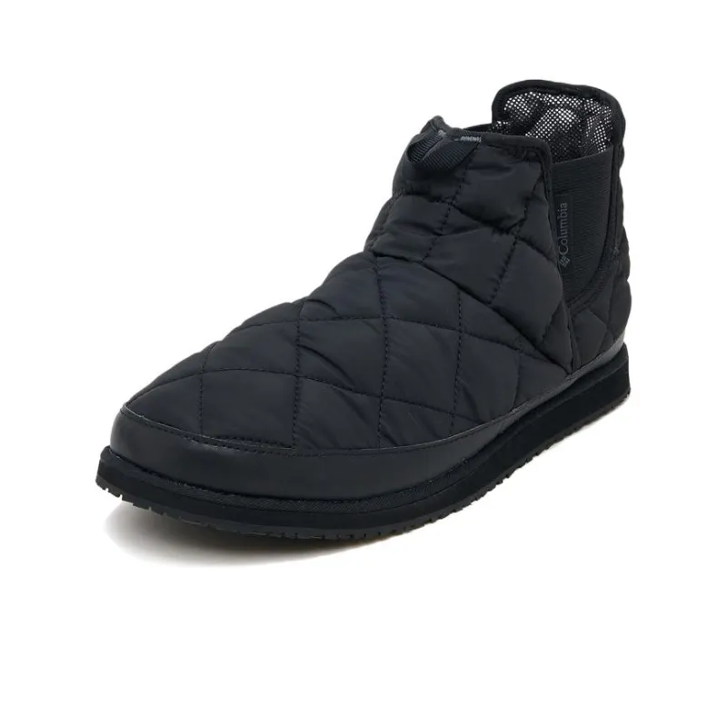 Columbia Omni Heat Lazy Bend Warm Slip Resistant Short Snow Boots Men's Black-1