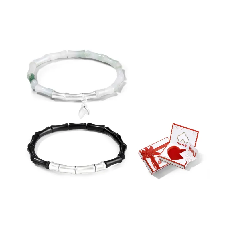 AWD S999 Fine Silver Strawberry Quartz Bracelets Unisex-2