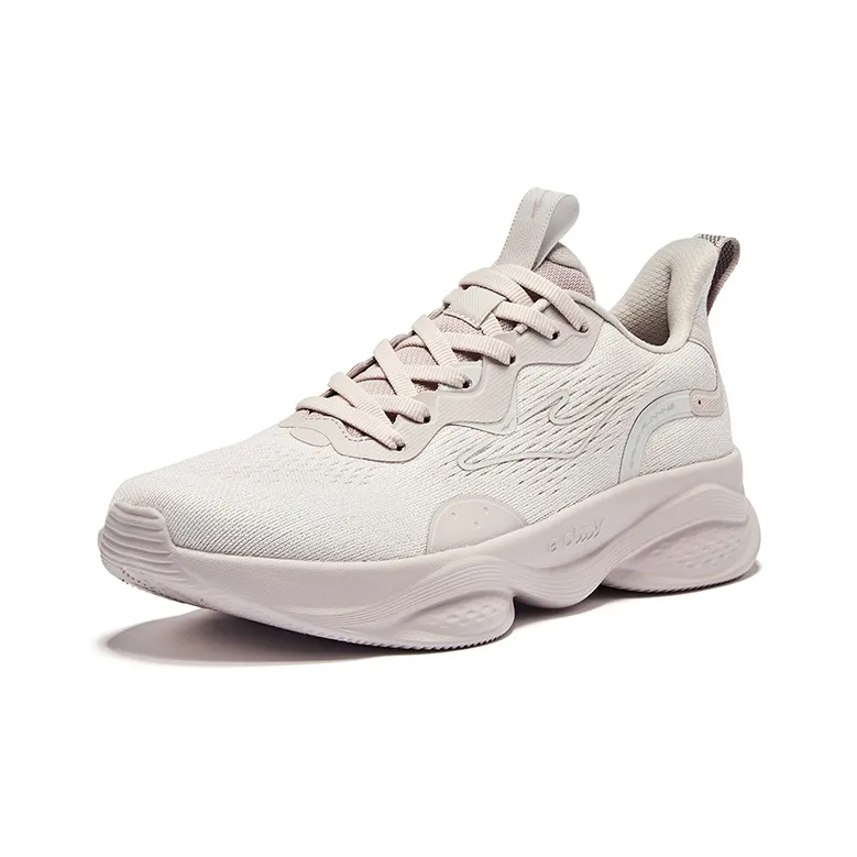 Erke Bullet 1.0 Cushioning, Slip Resistant, And Abrasion Resistant Low Top Running Shoes Women's Yam Gray Wild Gray-2