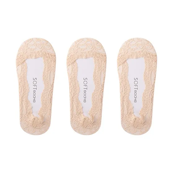 Lanza No Show Socks Women's 5 Pack-4