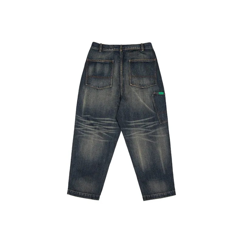 Jrs X Wild Child Club Jeans Unisex Navy Blue-1