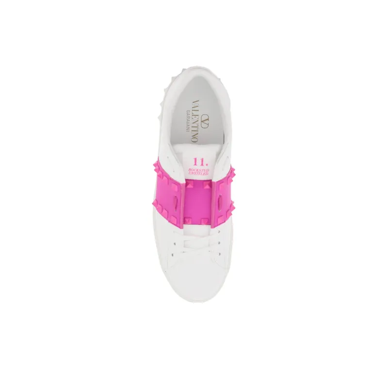 Valentino Garavani Rockstud Lace-Up Sneakers Women's-3