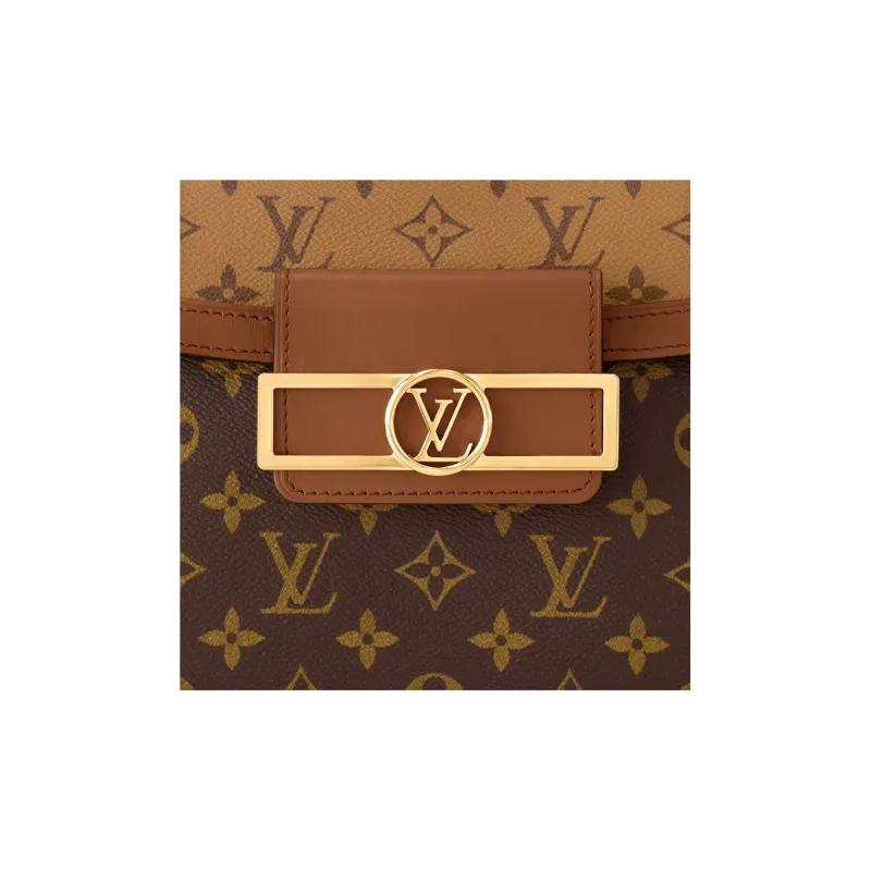 LOUIS VUITTON Dauphine Capitale Monogram And Monogram Reverse-5