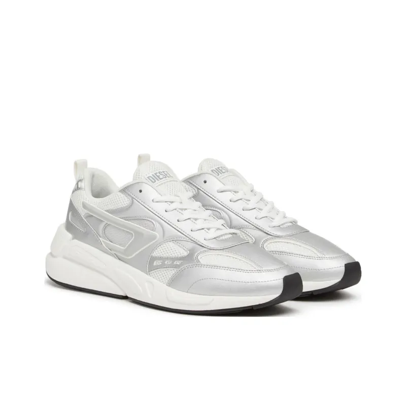 DIESEL S-Serendipity Low-Top Casual Shoes Men's Gray White-1