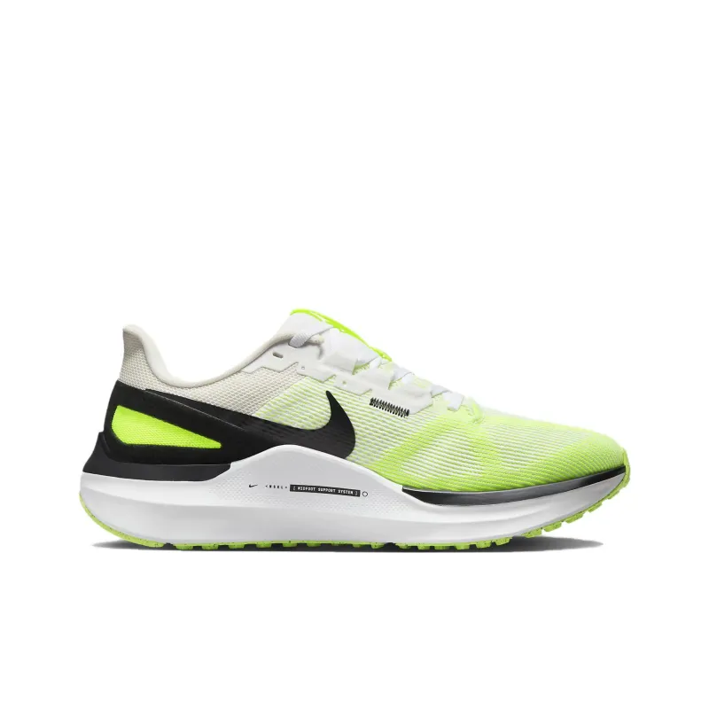 Nike Air Zoom Structure 25 Running Shoes 'White Volt'-1