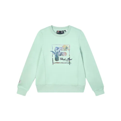 FILA Sweatshirts Women's Light Mint Green