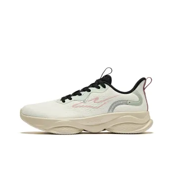 Erke Bullet 1.0 Cushioning Anti Slip And Wear Resistant Low Top Running Shoes Women's Ivory Sea Foam Green