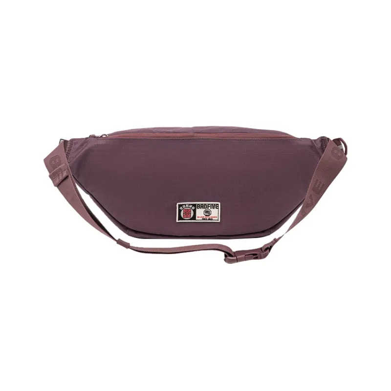 LiNing Polyester Sling Bag, Fanny Pack Regular Unisex Deep Purplish Red-3