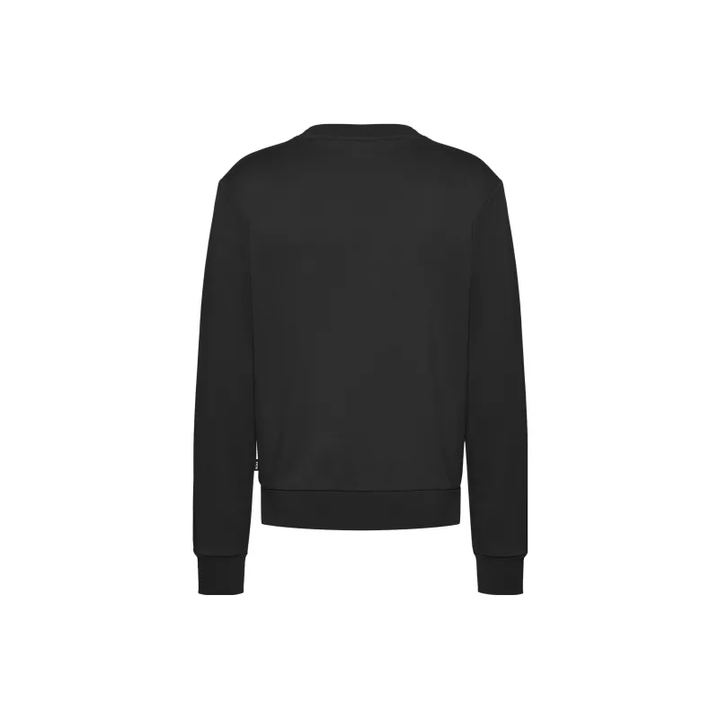 HUGO BOSS Flocked logo Cotton Sweatshirt-1
