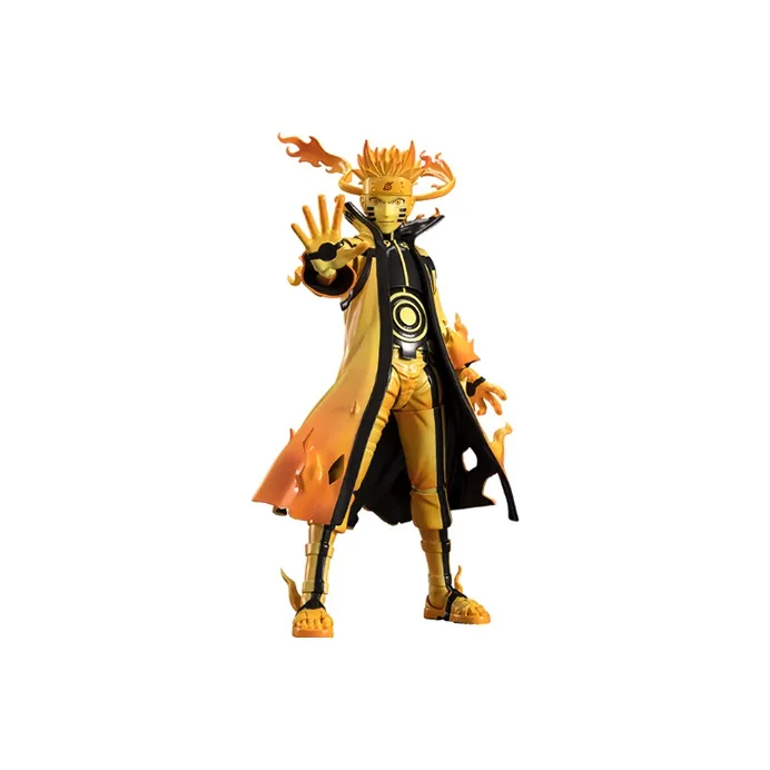 BANDAI S.H.Figuarts Naruto Uzumaki Nine Monks Mode The Power Of Hope Connecting Wishes Action Figures 14.5cm-0