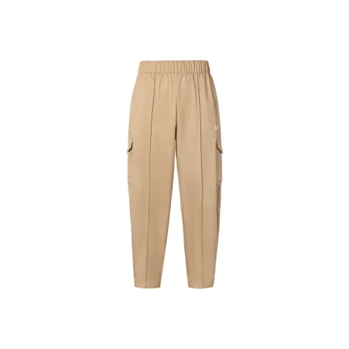 Nike Casual Pants Women's Linen Yellow