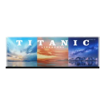 KGBOX Building Block 10294 Titanic Cruise Ship Transparent Acrylic Display Case Dust Cover Model Accessories
