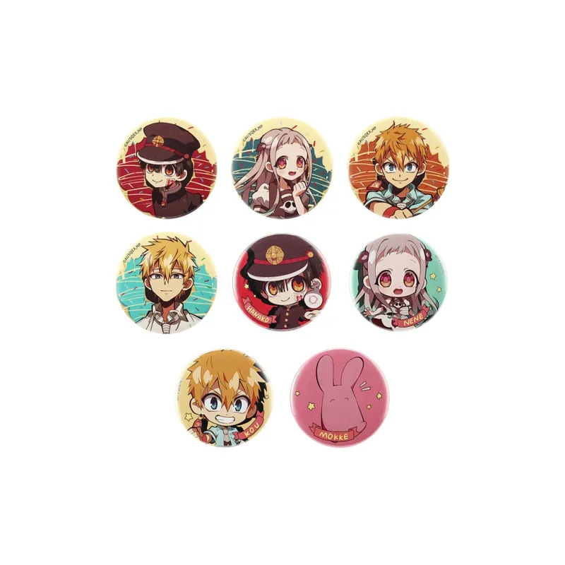 BEMOE Toilet Bound Hanako Kun Dessert Intention Tinplate Badge IP Merch-0