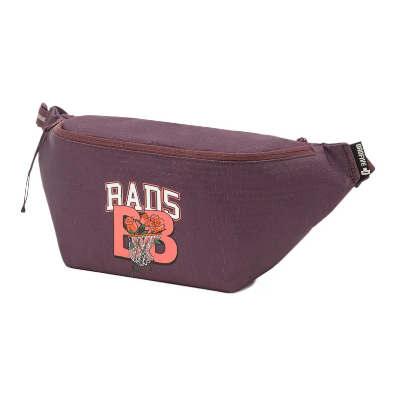 LiNing Polyester Sling Bag, Fanny Pack Regular Unisex Deep Purplish Red-2