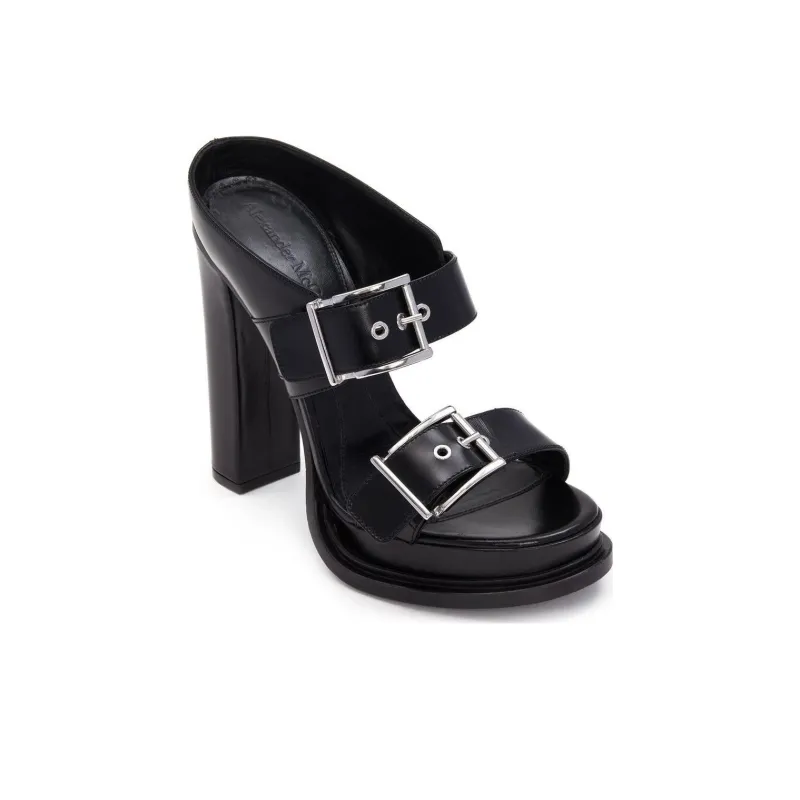 Alexander McQueen Slip On Platform Sandals Women's-2