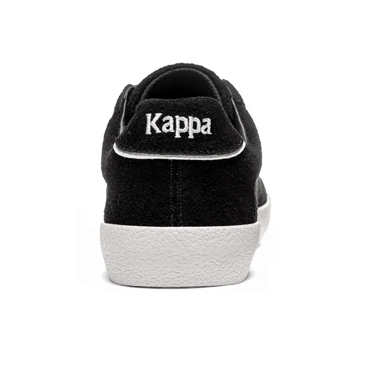 Kappa Anti Slip Wear Resistant Low Top Skateboard Shoes Unisex Black-4